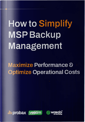 Probax White Paper Cover - MSP Backup Management